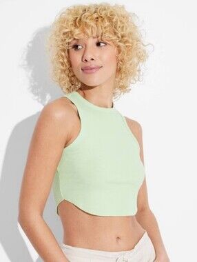 Women's Value Tiny Tank Top - Wild Fable Sage Green XS